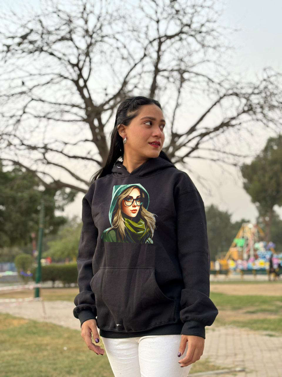 The Observer Hooded Girl Hoodie