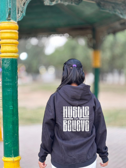 Hustle and Believe Mindset Hoodie