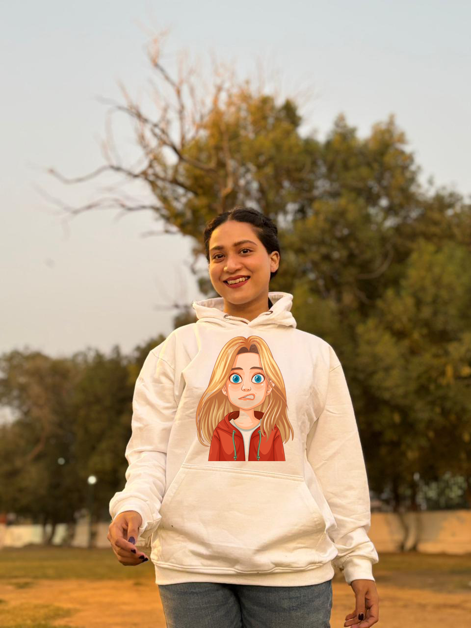 The "Not Sure, But Cute" Graphic Hoodie