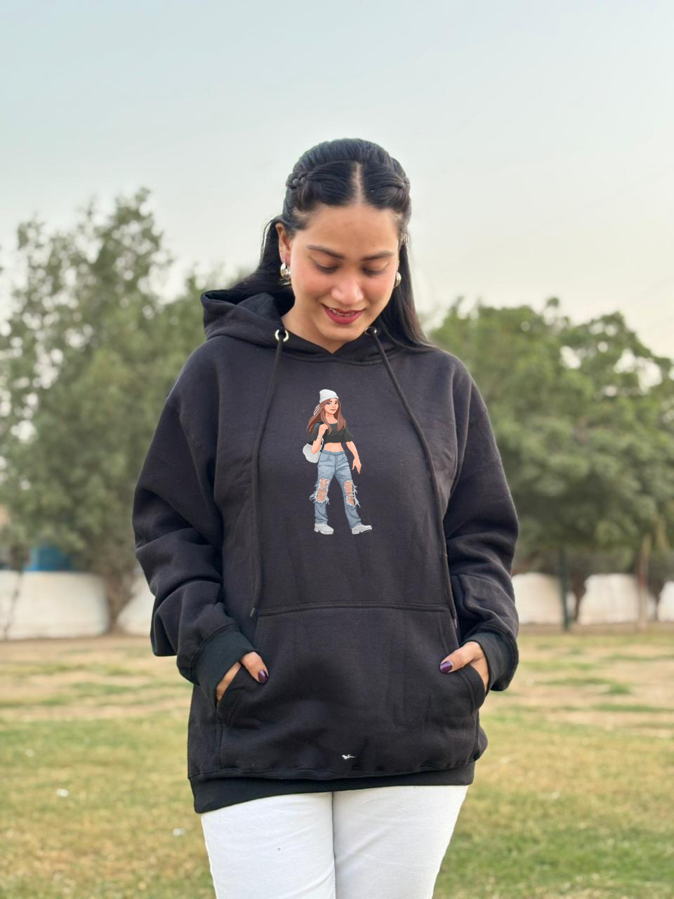 The 'Street Style Icon' Black Hoodie