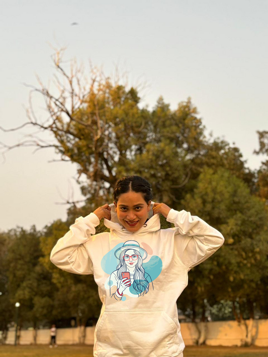 Cool & Collected Illustrated Hoodie